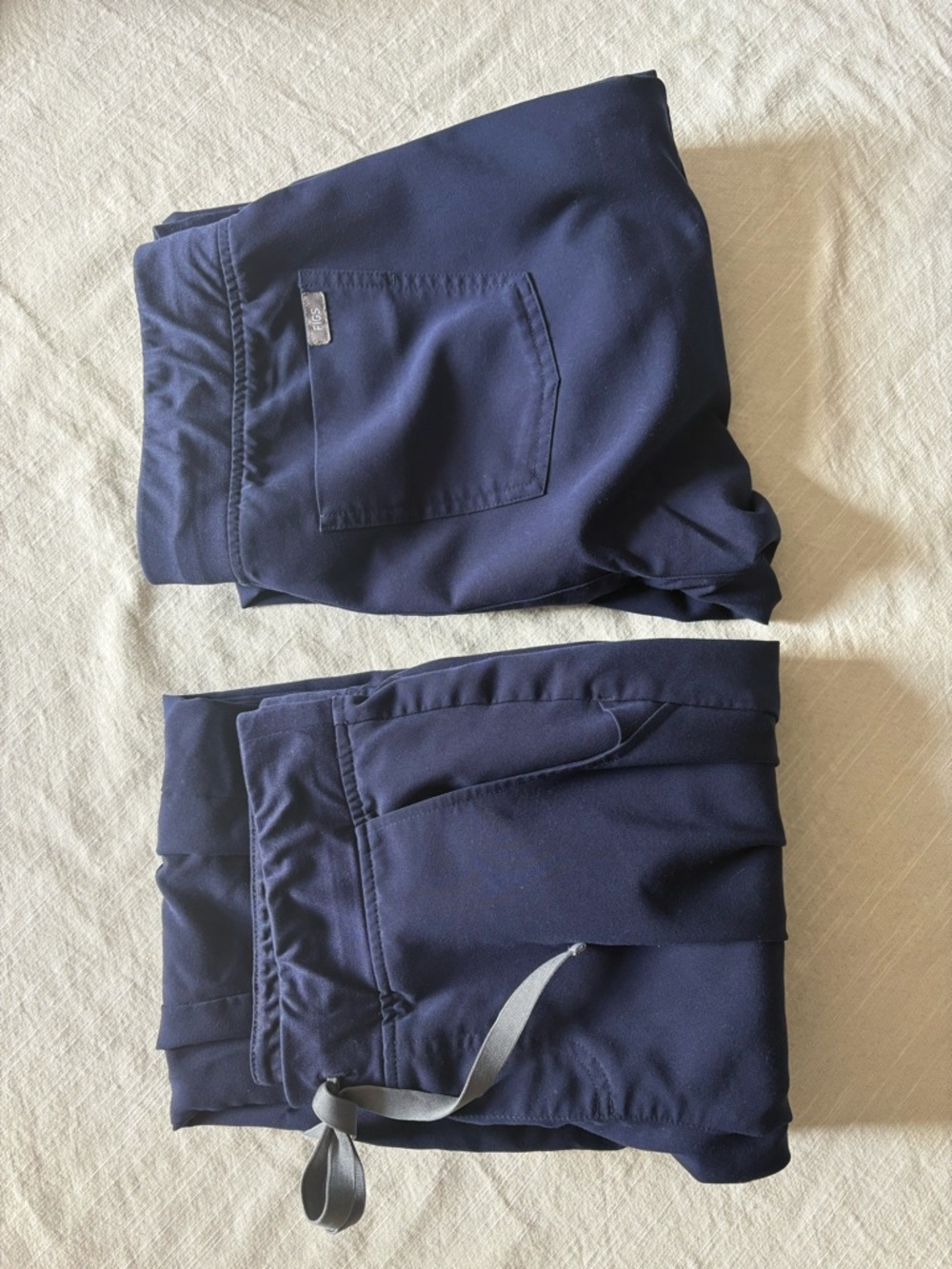 Figs Navy Blue Scrub Pants - 2 pair
